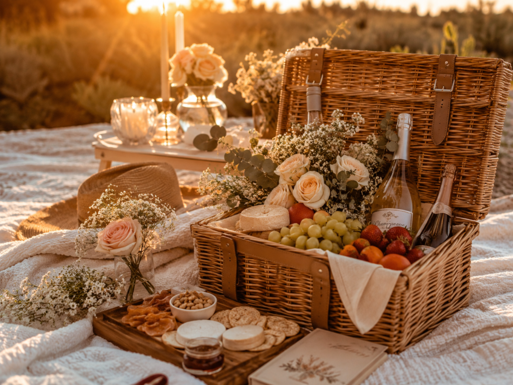 DIY Picnic Date Basket