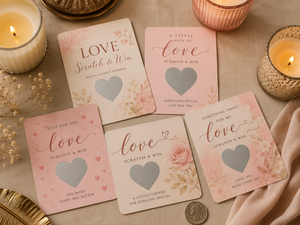 Date Night Scratch Cards