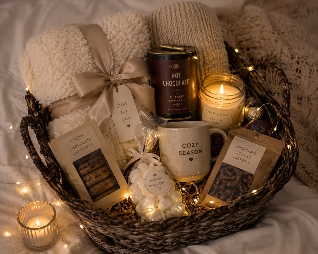 Cozy Night In Gift Basket